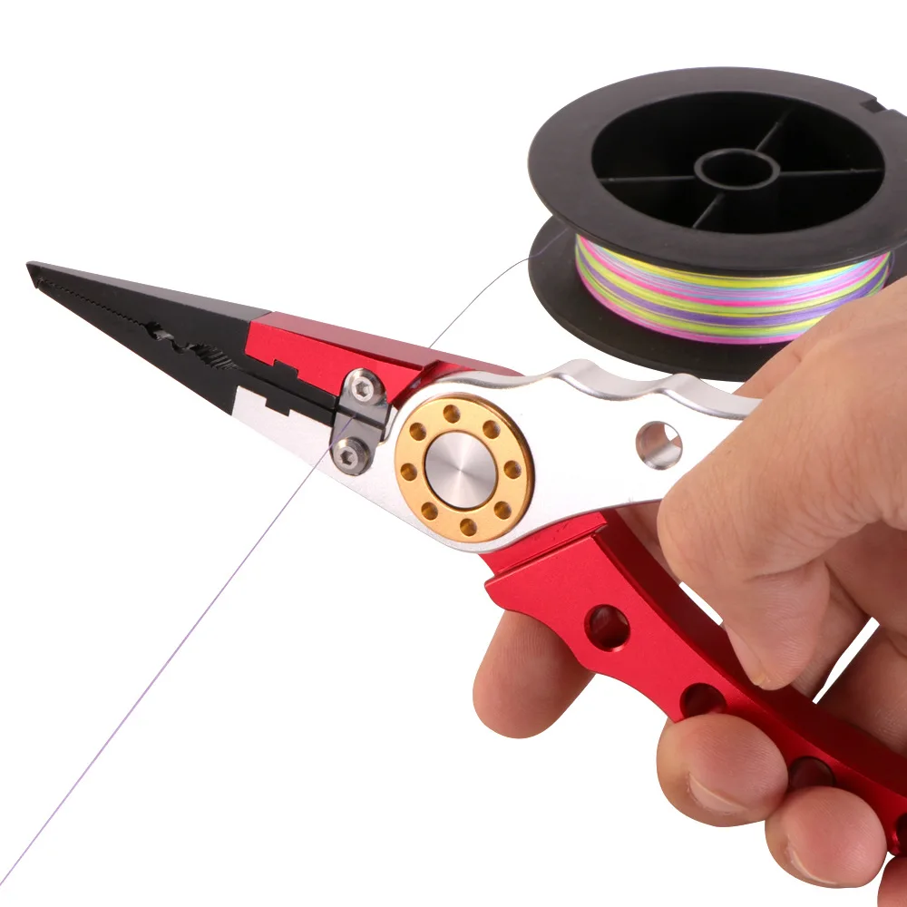 

Fishing Pliers Fishing Tools Line Cutter Multifunctional Knot Aluminum Alloy Scissors Hook Remover Fishing Equipment