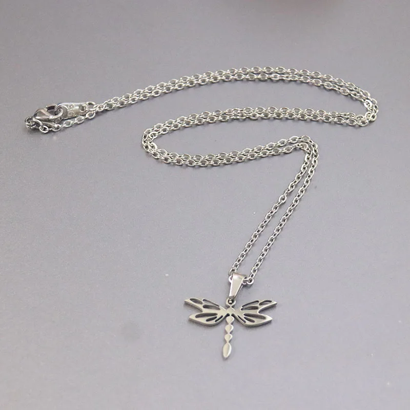 

1 шт., кулон в виде стрекозы из нержавеющей стали