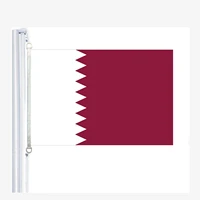 qatar flag90150cm 100 polyester bannerdigital printing