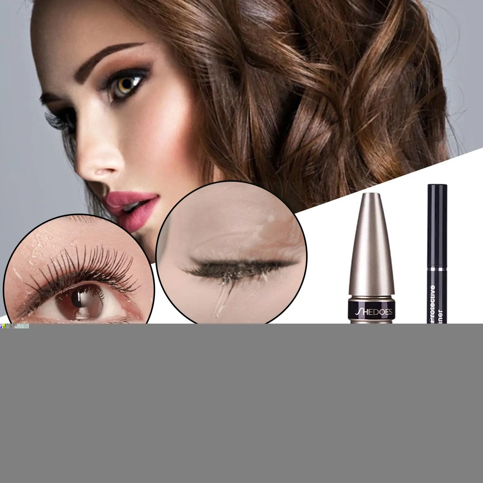 

Silk Fiber Eyelash Mascara Extension Makeup Waterproof Volume Non-smudge Mascara Cosmetic Extended Black Eyeliner Mascara S F5P5