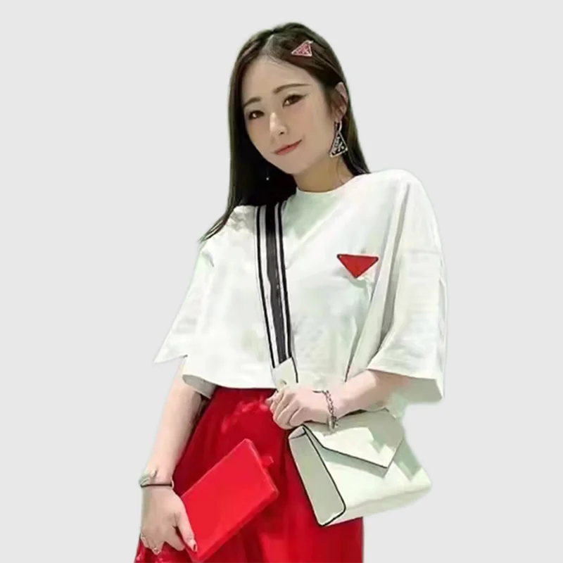 

Summer 2022 Fashion Casual Elegant Women's Short Sleeve T-Shirt with Sexy Mini Pants and Skirts to Show the Perfect Waistline