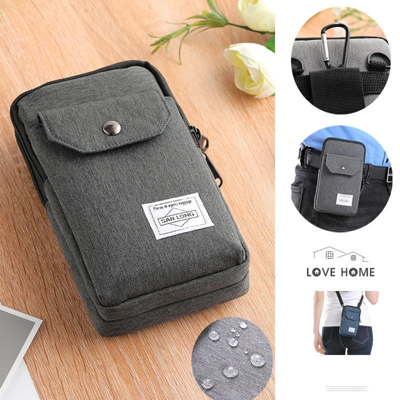 

Водонепроницаемая поясная сумка, кошелек, однослойный/двухслойный Тактический поясной кошелек для женщин и мужчин, сумка для телефона, Сум...