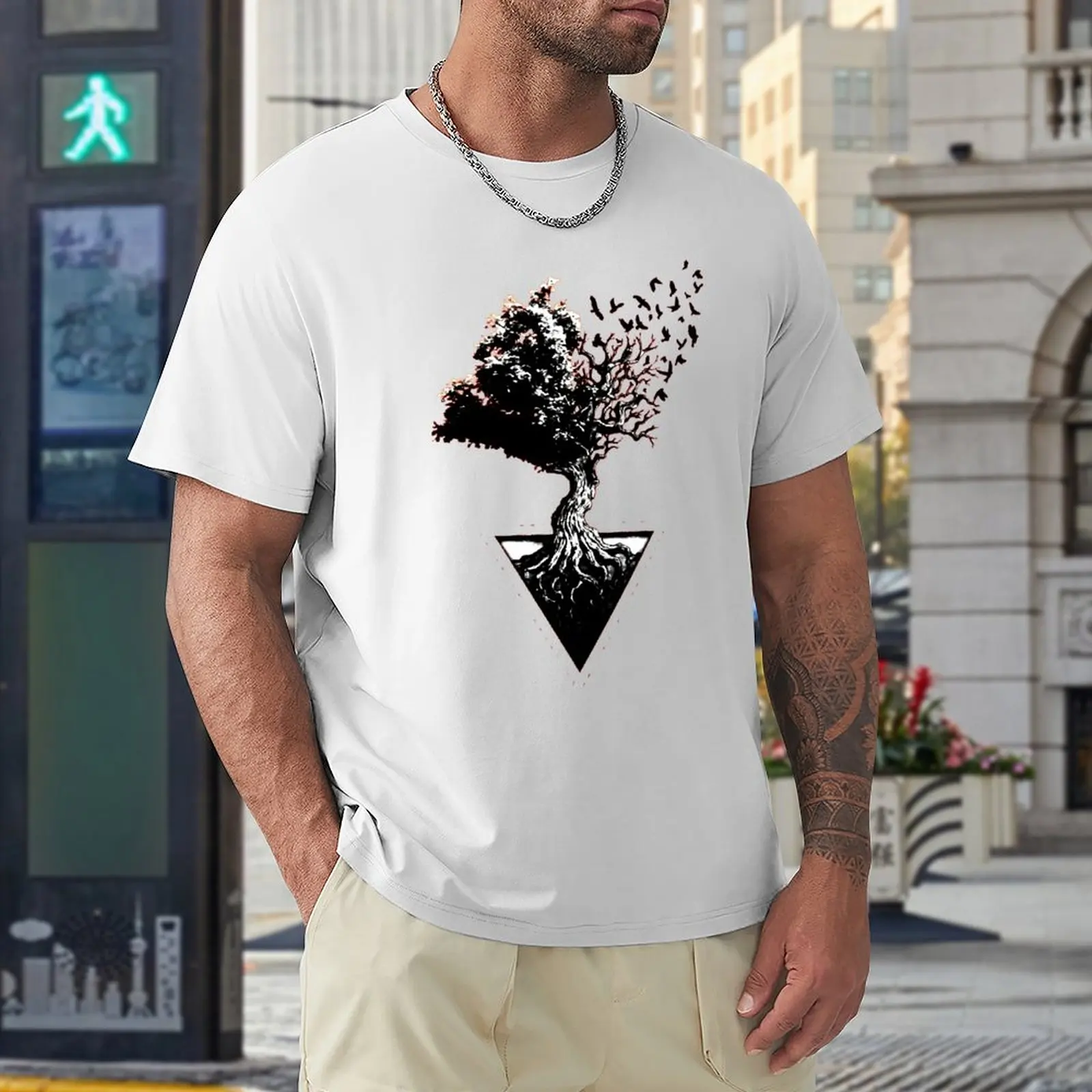 

Awesome Tree Of Life 7 T-shirt Fresh Campaign Top Tee Graphic Cool Home Funny Geek Eur Size