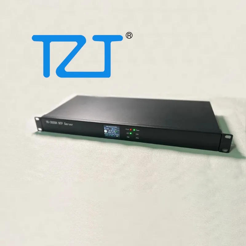 Фото TZT YK-3000H Сервер NTP Сетевой сервер времени (1/2/3/4 Сетевые порты + 30-метровая антенна с молниезащитой) №1
