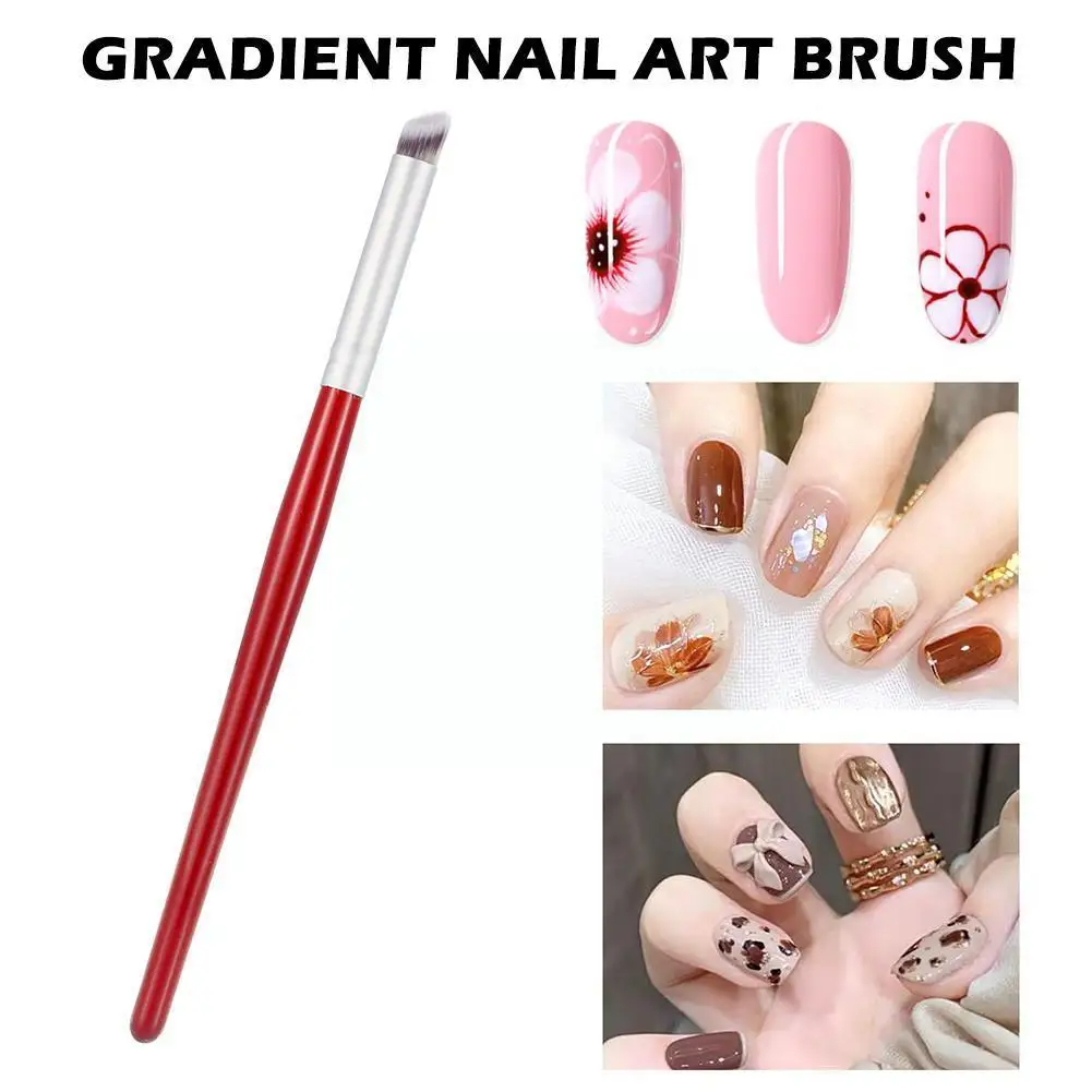 

1Pcs Gradient Head Nail Art Brush UV Gel Painting Drawing Gradient Painting DIY Pen Accessory Tools Pigment Pen Manicure Na C1V1