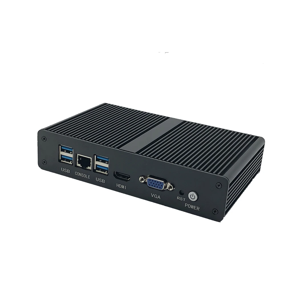 SM Mini PC 6th Generation Pentium 4405U Pfsense Router Server 6*1000M Lan Intel I211 Windows10 Linux HD VGA Dual Display Desktop