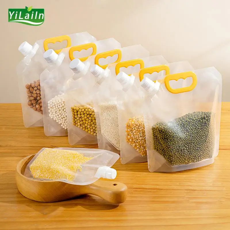 

YiLaiIn Sealed Bag For Storing Grains And Miscellaneous Grains, Food Grade Portable Suction Nozzle Bag YLICA204