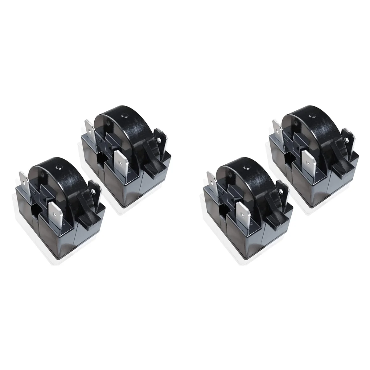 

4x Replacement Part 3 Pin QP2-4.7/ QP2-4R7 4.7 Ohm Refrigerator PTC Start/ Relay for Most Mini Fridges