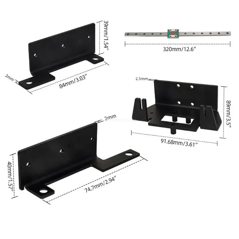 Линейная направляющая MGN12H каретка для 3D-принтера миниатюрные подшипники Прямая