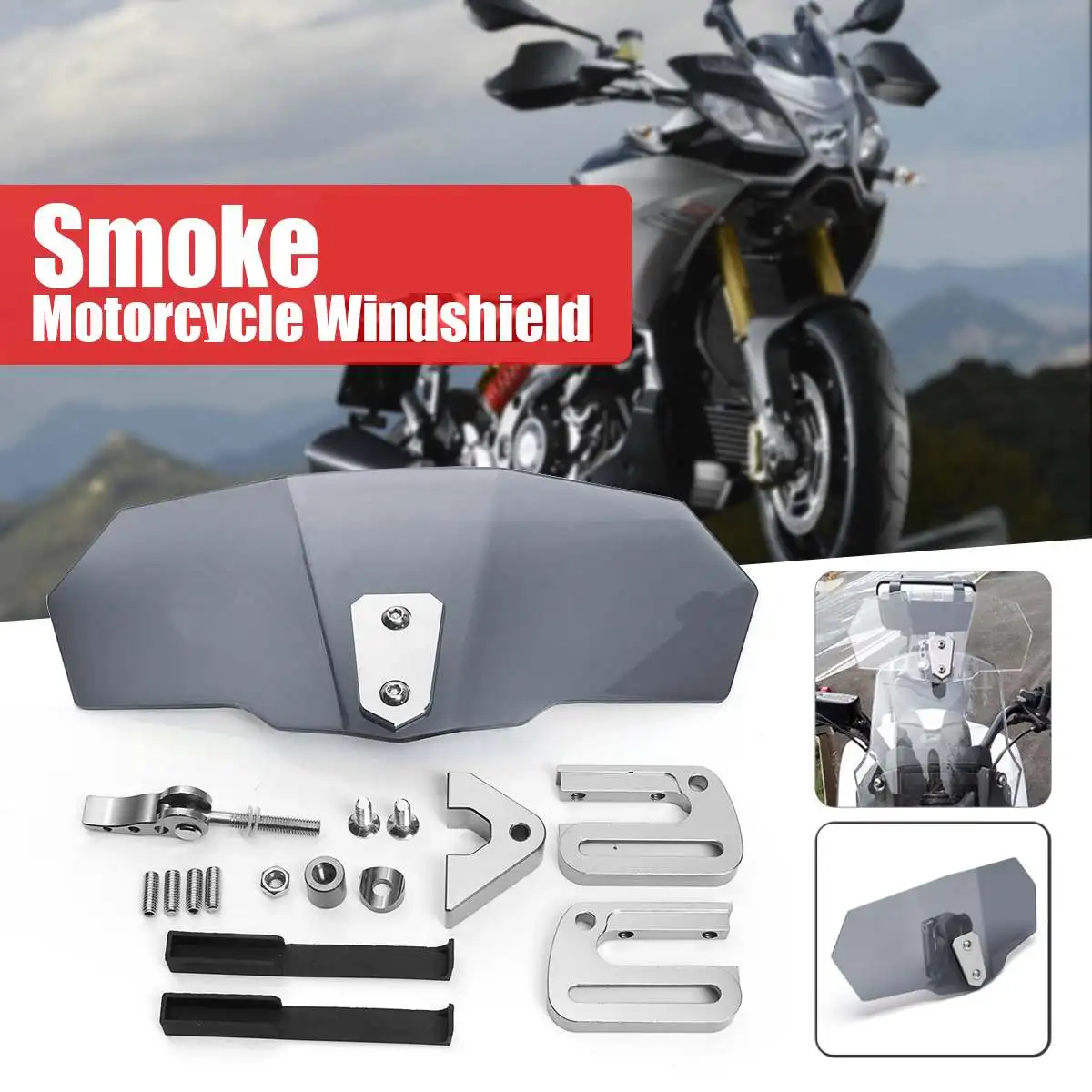 

Ветрозащитный экран для мотоцикла, для BMW R1200Gs, Honda Vfr800, Yamaha, Kawasaki Versys650, Kawasaki