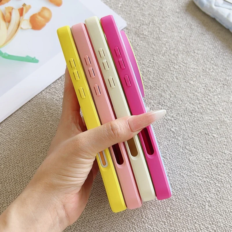 Защитный чехол Macaron для OPPO Find X9 Ultra, 360-градусный кольцевой держатель для телефона, текстурированная задняя крышка с функцией Magsafe (art.: 3920dbd30a79c) - 3920dbd30a79c