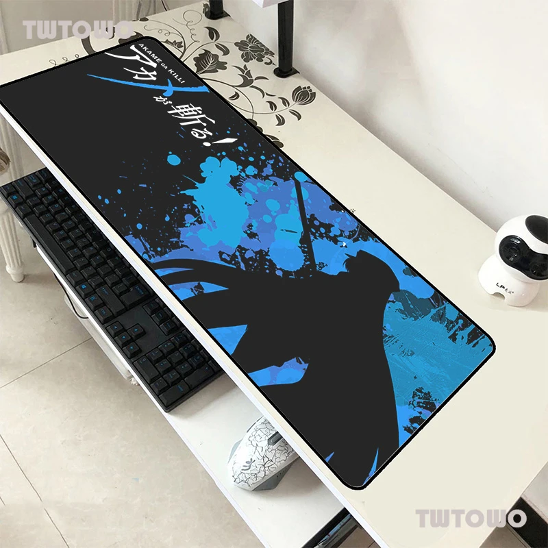 

Akame Ga Kill Mouse Pad Gamer Large XXL New Mouse Mat Desk Mats Office Natural Rubber Soft Anti-slip Laptop Mouse Mat Table Mat