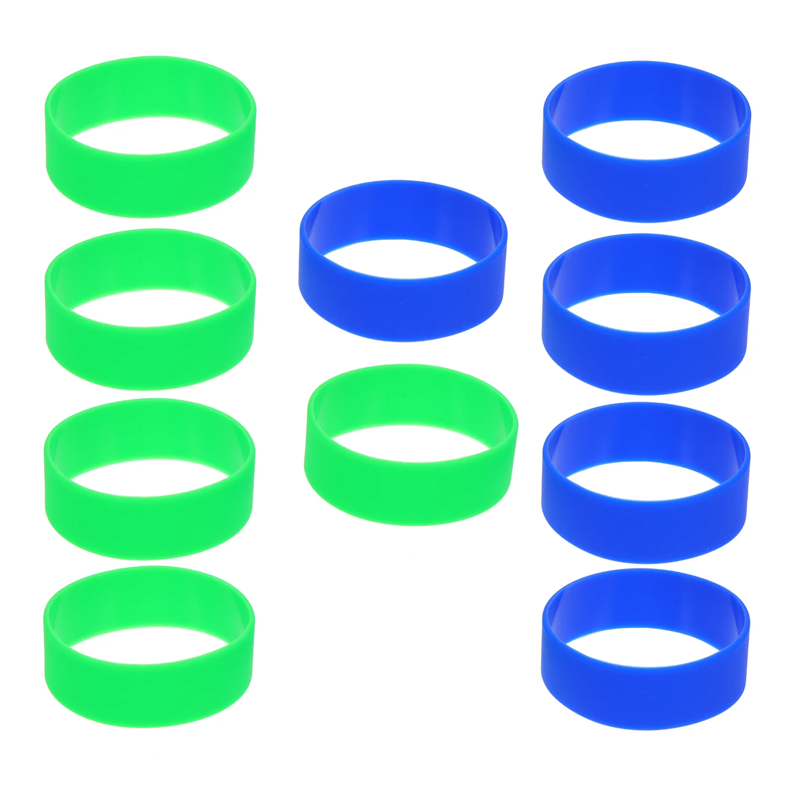 

10Pcs Sublimation Silicone Bands Elastic Sublimation Rings Water Bottle Bands