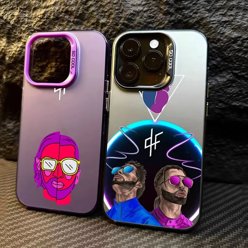 Фото Чехол для телефона QLF x PNL Singer для iPhone 17 Air 16 e 15 14 13 12 11 Pro Max Plus Mini SE 2020 2022, противоударный бампер №1