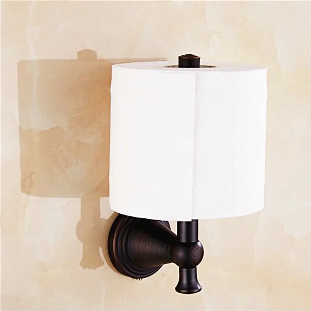 AUSWIND черный масляный бронзовый держатель для туалетной бумаги латунный стоячий