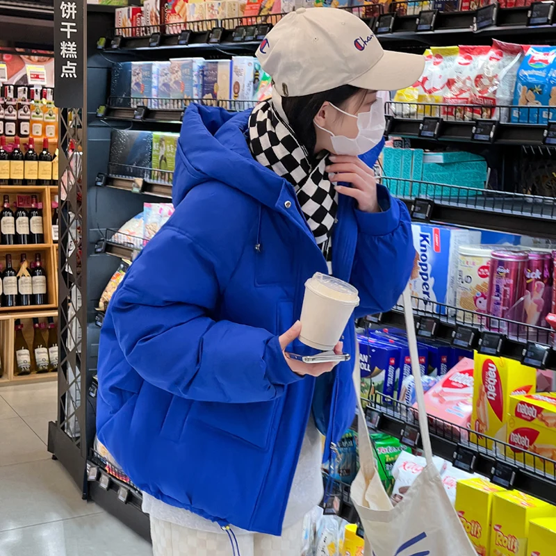 Winter cotton padded jacket women's new coat down jacket rest fashion cotton coat loose large size thickened warm women's jacket