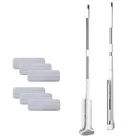 Чистящая Швабра для пола, волшебная швабра, ручная стирка, микрофибра, плоская швабра, моющаяся с отжимной тряпичной прокладкой для очистки дома, кухни, дома