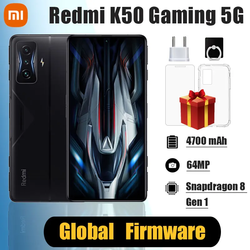 Игровой сотовый телефон Xiaomi Redmi k50, Смартфон xiaomi 120 Вт, быстрая зарядка, 6,67 дюймовый OLED гибкий экран (случайный цвет)