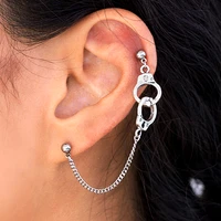 16g 20g stainless steel stud earrings lobe cartilage industrial pierc women men ear rings korean helix piercing jewelry y2k