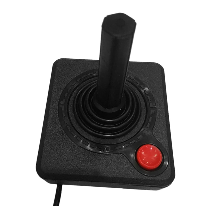 

4X Gaming Joystick Controller For Atari 2600 Game Rocker With 4-Way Lever And Single Action Button Retro Gamepad