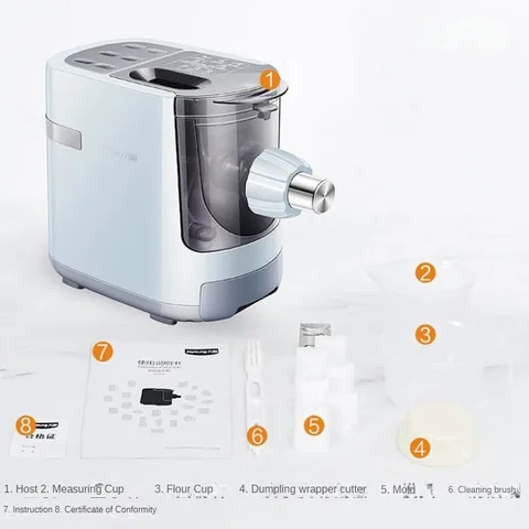 Электрическая макаронная машина Joyoung-полностью автоматический винт из нержавеющей стали с несколькими формами для изготовления пельменей 220 В