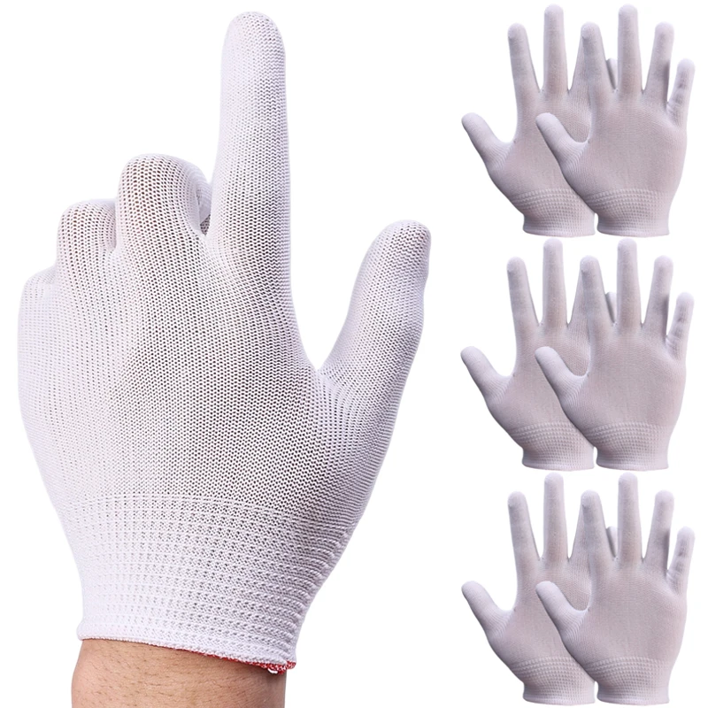 

Нейлоновые тонкие перчатки, эластичные рабочие перчатки, Нескользящие износостойкие перчатки для садоводства, рабочие перчатки, инструменты для уборки дома