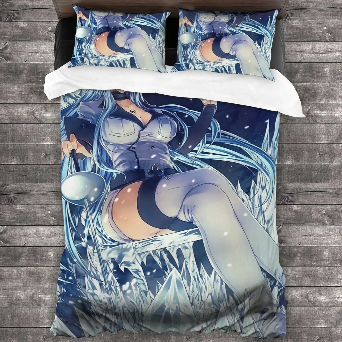 

Kawai Anime Girls Bedding Set Duvet Cover Pillowcases Comforter Bedding Sets Bedclothes