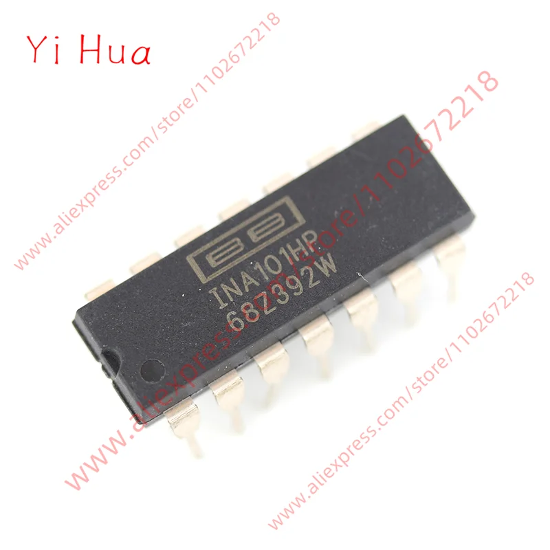 

1 шт. новый оригинальный Высокоточный контрольно-измерительный усилитель INA101HP DIP14 INA101