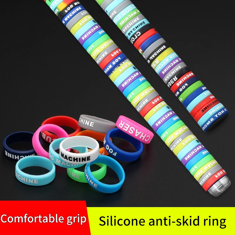 

20 шт случайный цвет силиконовая удочка противоскользящая впитывающая пот защитная крышка уплотнительное кольцо протектор противоскользя...