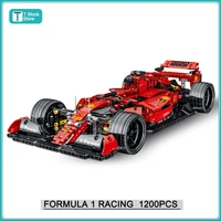 moc 31313 f1 formula sports racing cars building blocks models compatible with lego high tech 42096 kit bricks toy for boys gift