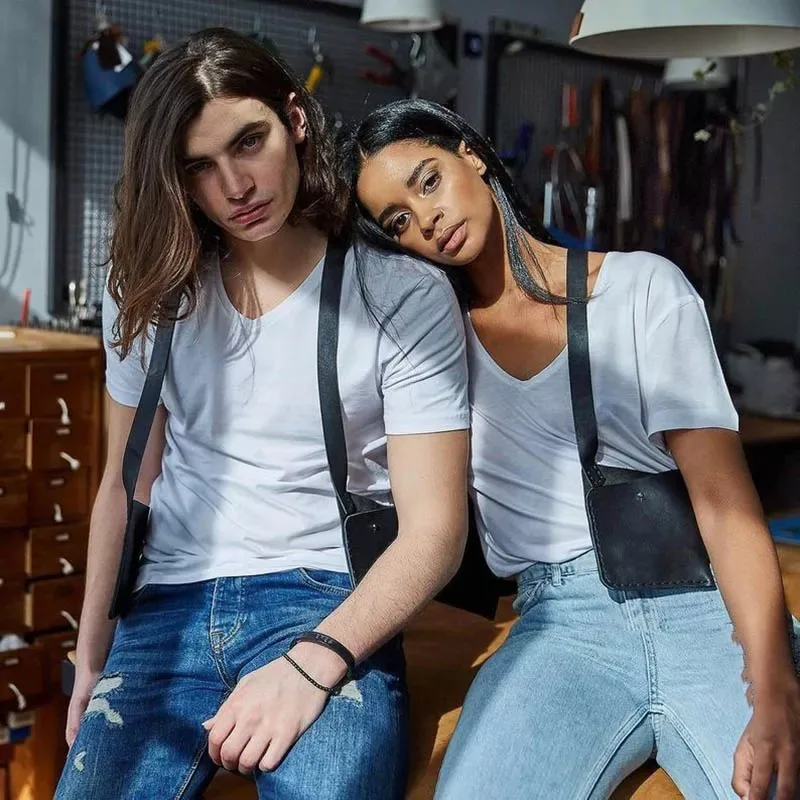 

Medieval Steampunk Shoulder Harness Bag Gothic Leather Phone Wallet Pouch Festival Purse Holster Bag Viking Knight Hidden Pocket