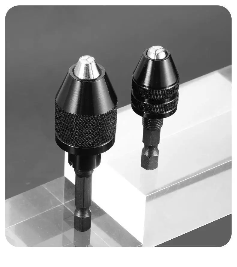 

1 шт., шестигранный ударный патрон для дрели, 0,3-8 мм