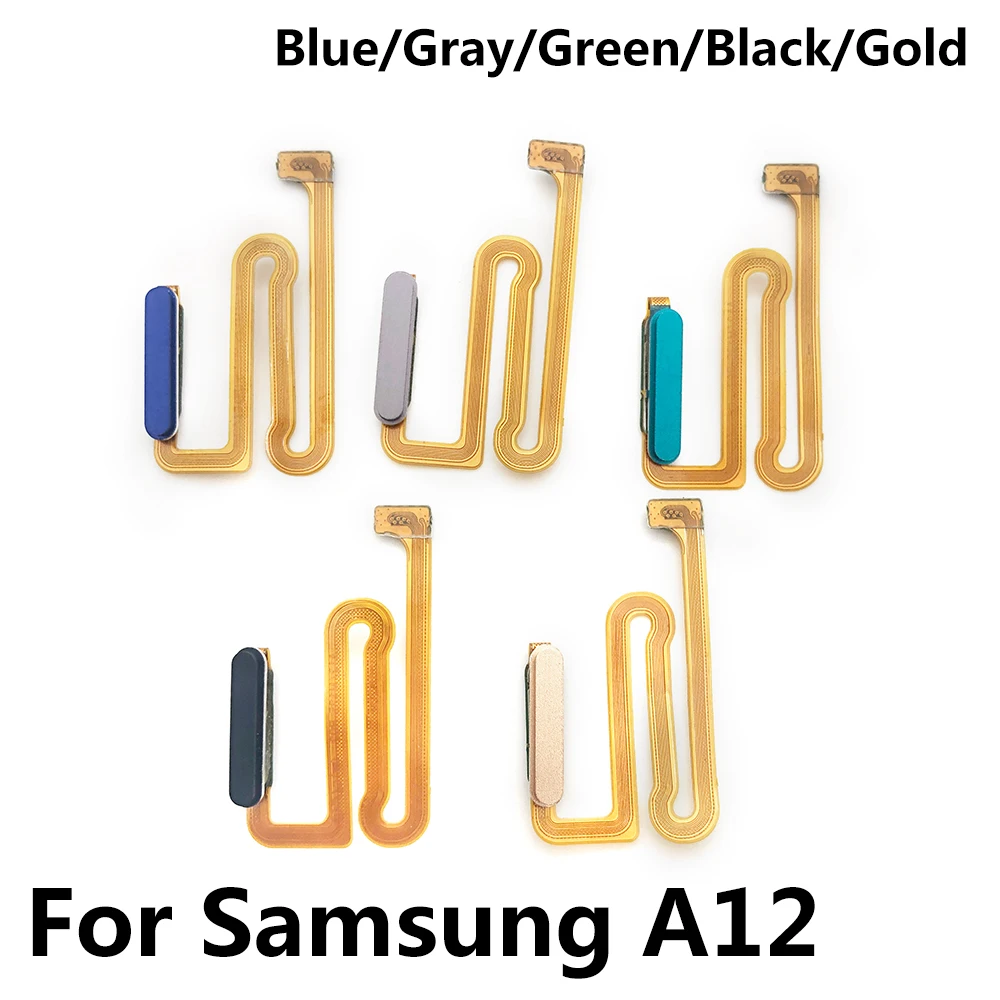 Najtaniej 10 Sztuk Przycisk Zasilania Przełącznik Wycisz On / Off Czujnik Linii Papilarnych Dotykowy Skaner ID Klucz Flex Cable Do Samsung Galaxy A12