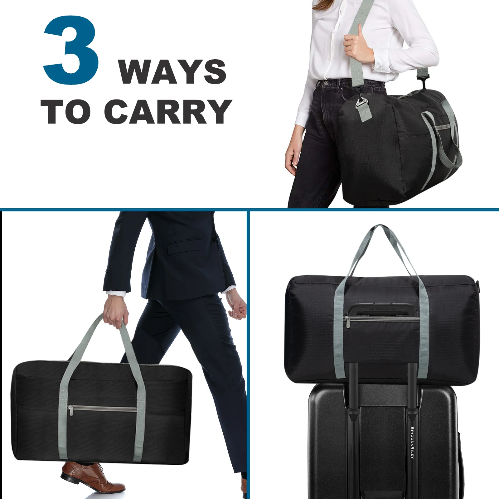 IFARADAY Unisex Travel Bag 28in Foldable Duffle Bags Waterproof Multifunctional Carry on Luggage for Storage/Camp