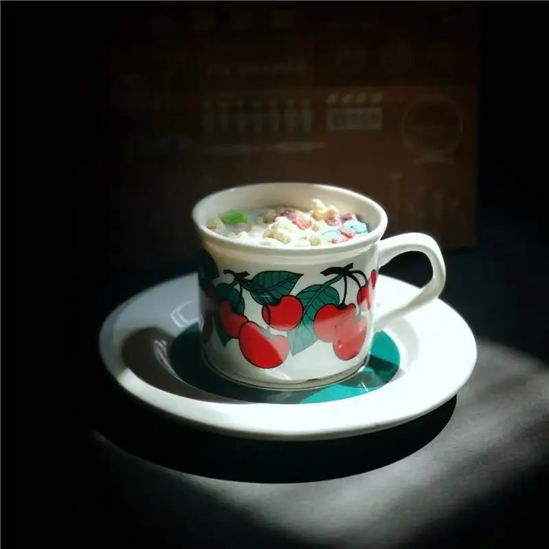 

Ceramic Mug Cups of Coffee Set Cup for Tea Cups and Saucer Sets Kitchen Crockery Porcelain Coffee Mugs Cute Travel Coffe Glasses