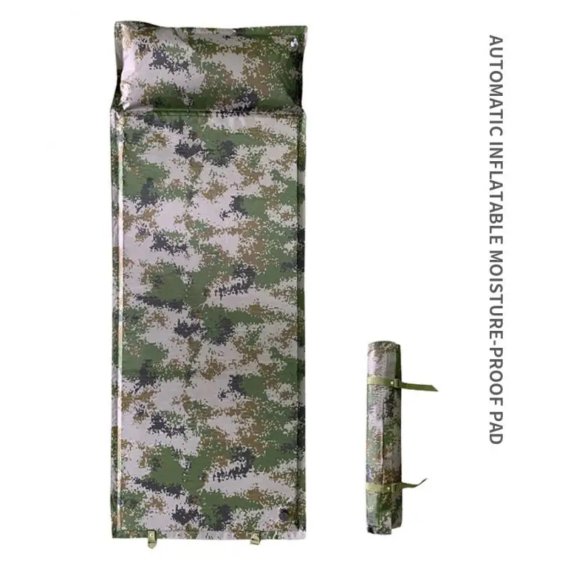 

Коврик для кемпинга Расширенный и утолщенный индивидуальный ветрозащитный коврик Автоматический надувной водонепроницаемый Пляжный ковр...