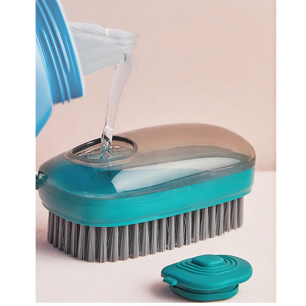 

Multifunctional Shoe Cleaning Brush Kitchen Pot Washing Soft Brush Automatic Liquid Addition Laundry Cleaning Brush