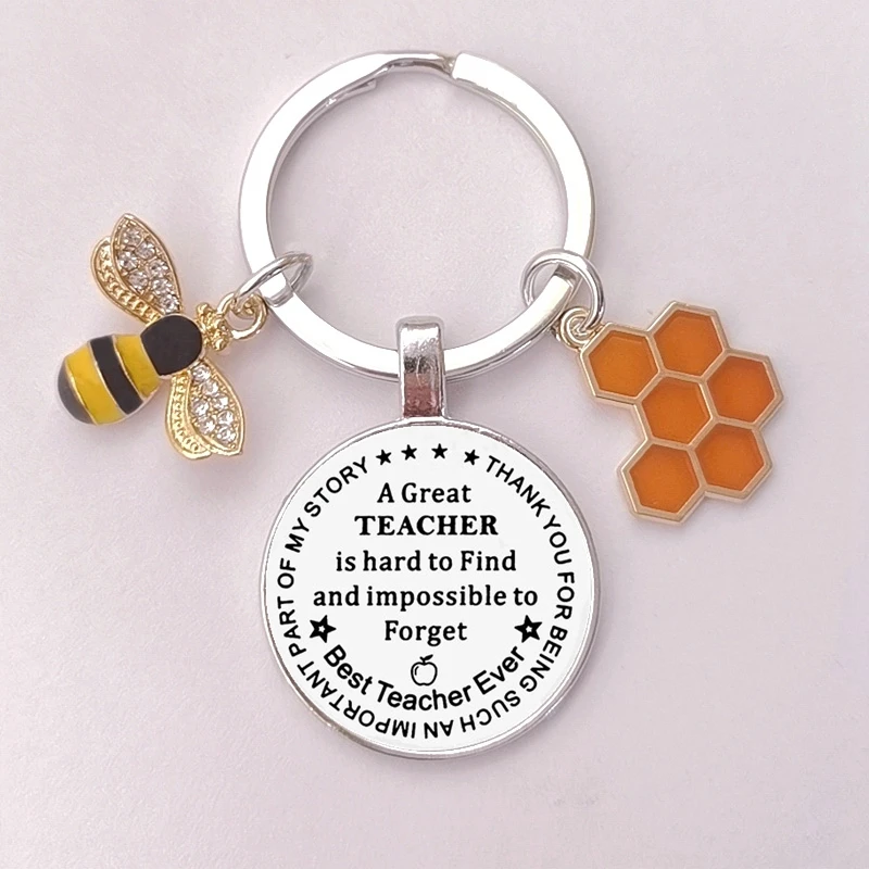 Брелок для ключей на День учителя брелок в виде животного пчелы огромное