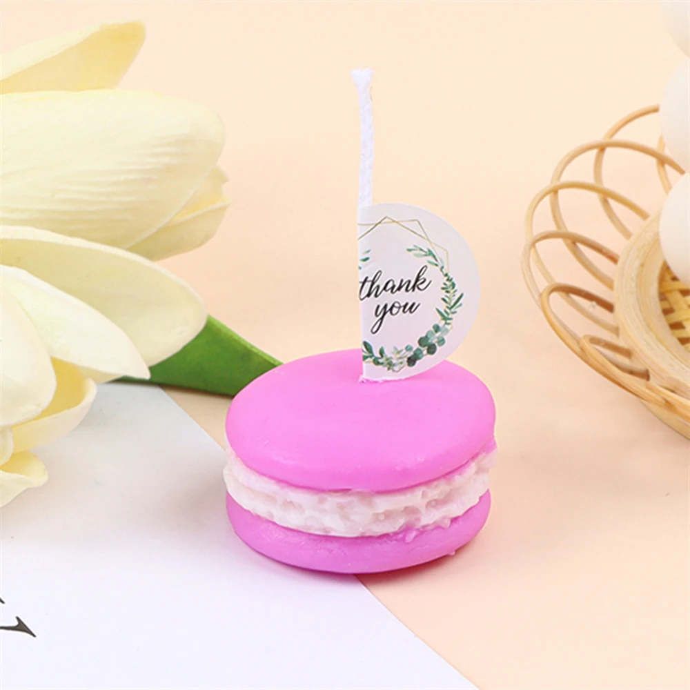 Macaroon свеча соевая искусственная Ароматизированная расслабляющий подарок для