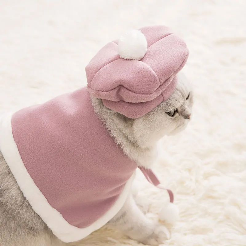 

Cat Cape Berets Cat Suits Pet Costumes Hats for Cats Pet Clothes Dog Hat