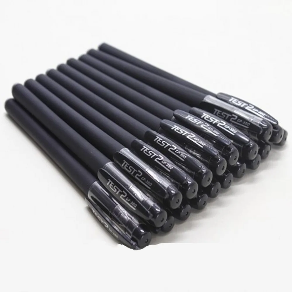 

10PCS Student Stationery Gel Pens Liquid-Ink Needle Tube 0.5mm Office Accessories Supplies Wholesale Neutral Signature Pen