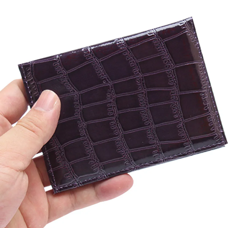 Passport Cover Crocodile Pattern PU Leather Packet Case ID Credit Cards Passport Holder Wallet Purse Bags Travel Accessories