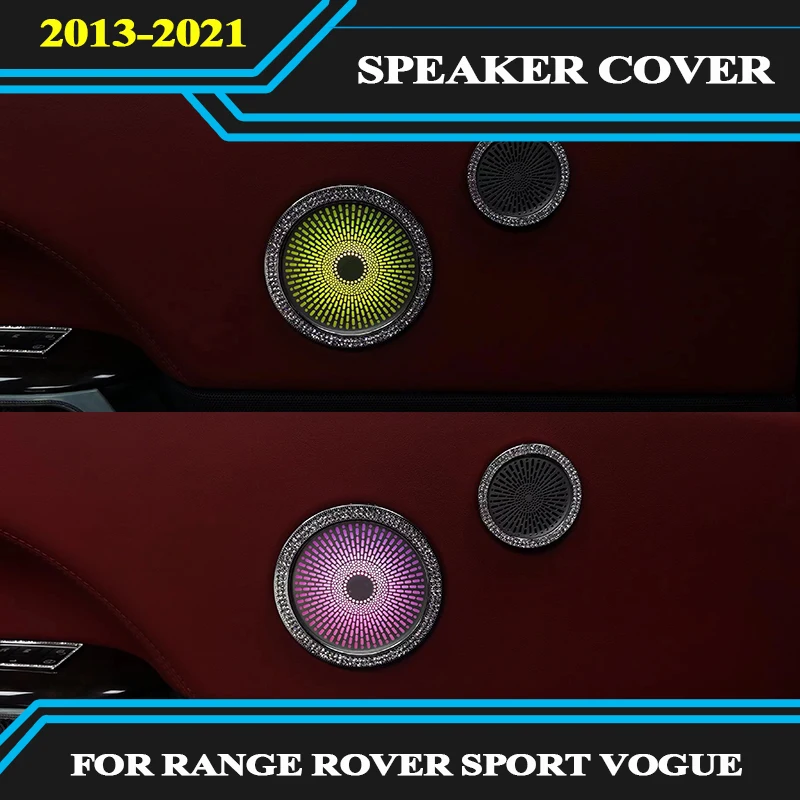

Led Replacement speaker cover For Range rover Vogue sport 13-21 Inter door Ambient light decorate light executive Edition