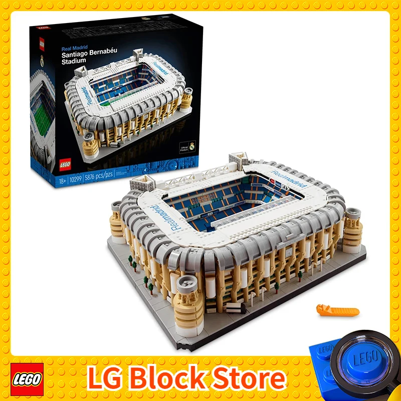 Фигурки LEGO Реал Мадрид стадион Сантьяго бернабиу 10299 набор строительных блоков