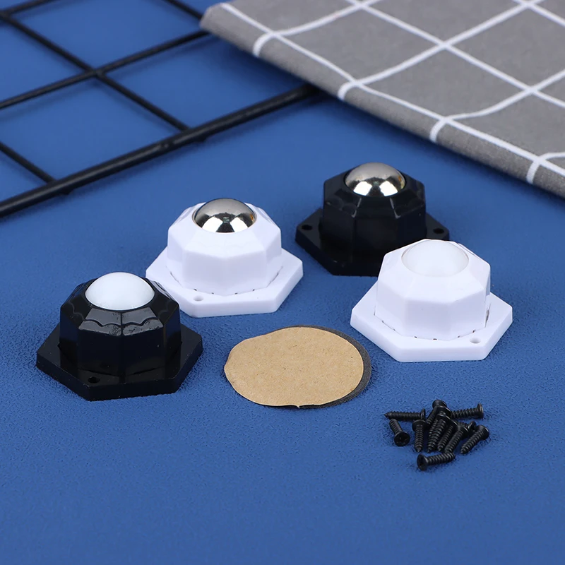 1/4 шт. универсальные мини-ролики из нержавеющей стали