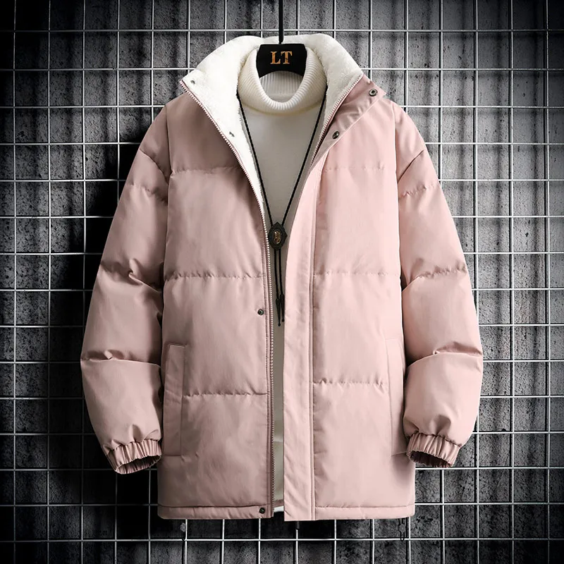 Winter 2022 New loose cotton casual warm coat Multi color wearable fashionable men's down jacket