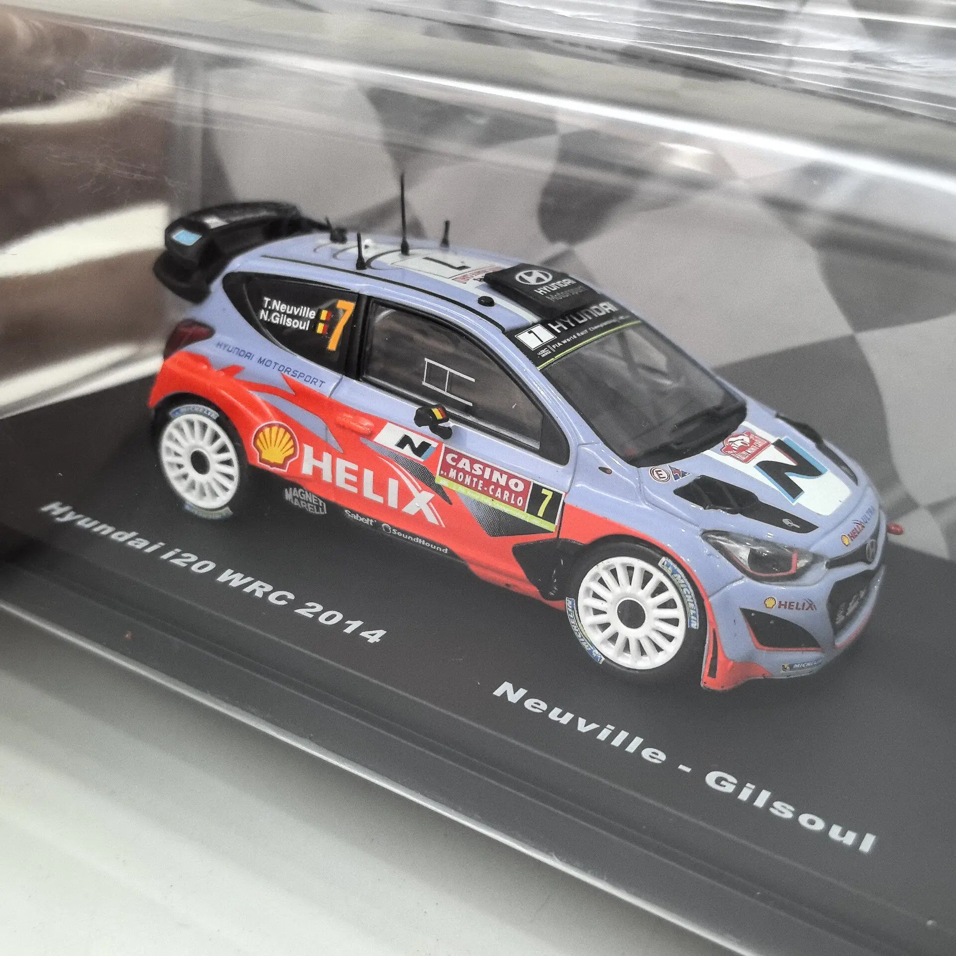 Фото Модель IXO 1/43 HYUNDAI I20 WRC #   Модель гоночного автомобиля 7 2021 из сплава 5А №3