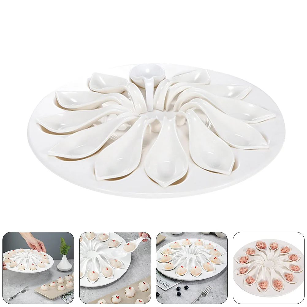 

Shrimp Slider Kitchen Tableware Supply Melamine Paste Dish Plate Spoons Storage Restaurant Food