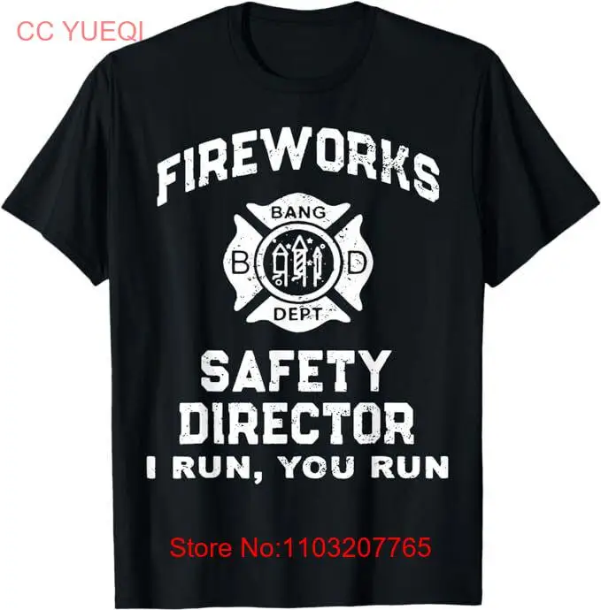 Футболка с рисунком фейерверка для режиссера безопасности
