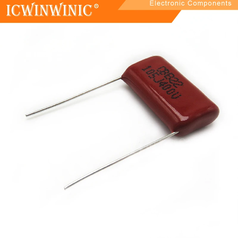 5 шт. конденсатор CBB22 400V105J 105J400V расстояние фута 20 мм 1 мкФ
